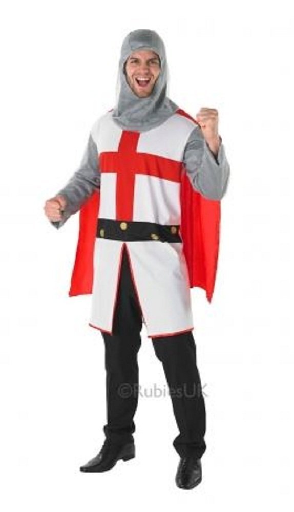 Rubies Official St George Knight, Adult Costume - Standard Size Halloween