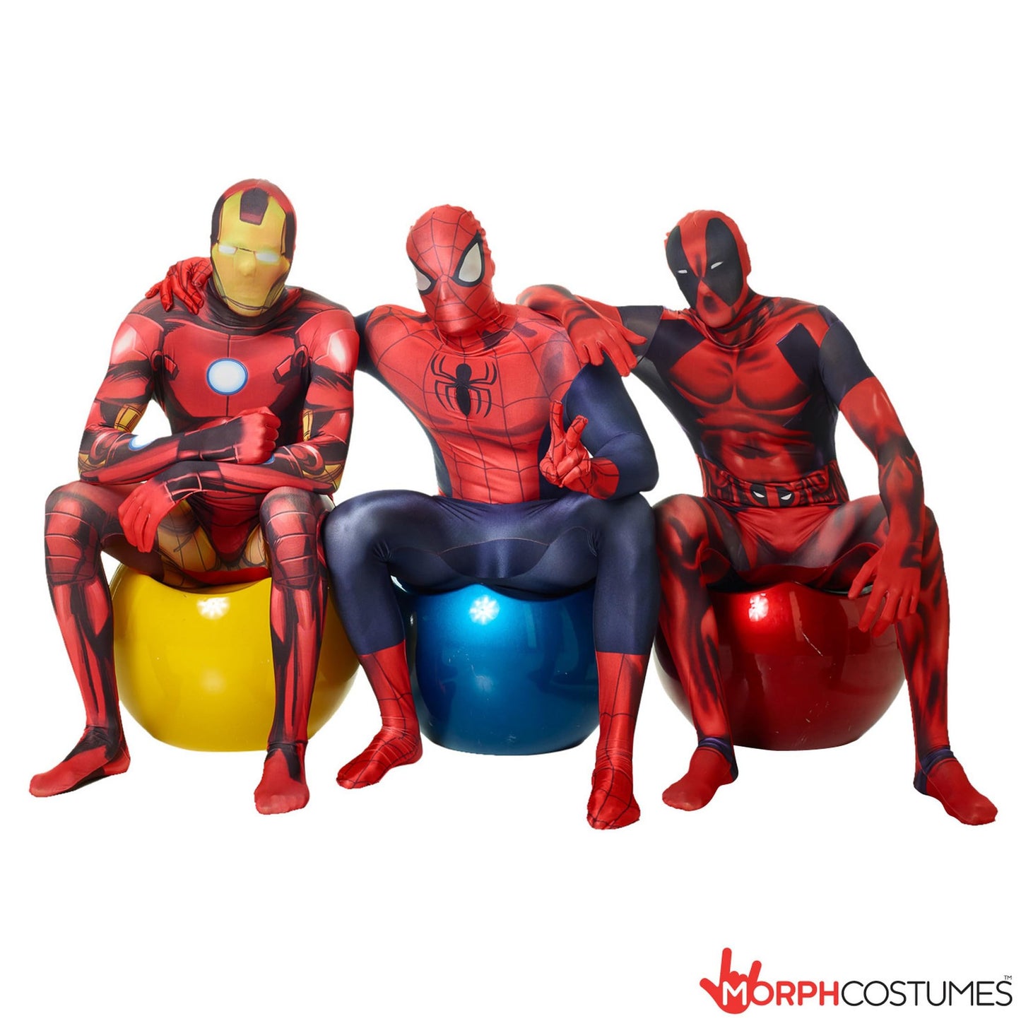 Official Deadpool Morphsuit Fancy Dress Costume