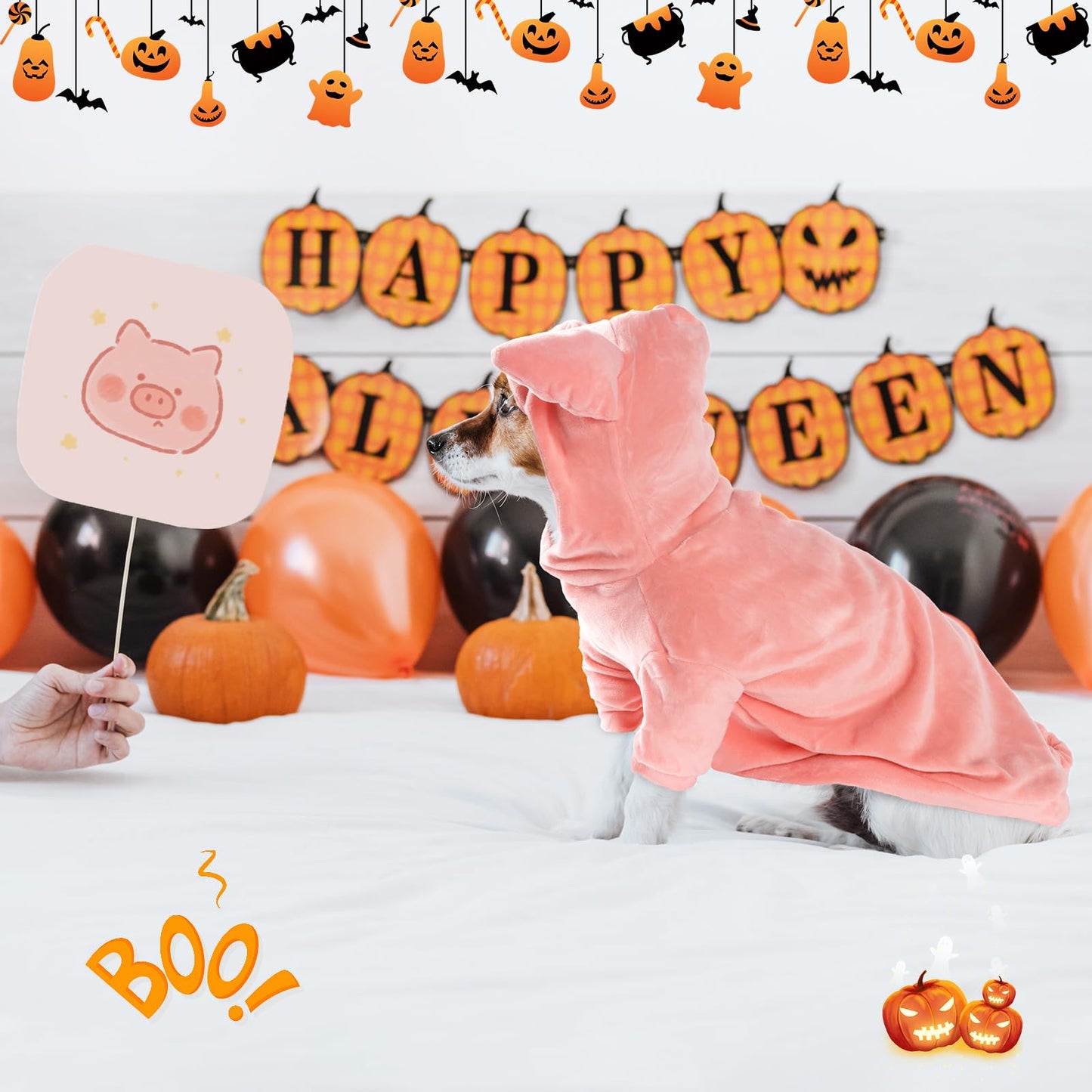 Dog Halloween Pig Costume - French Bulldog Adorable Pig Holiday
