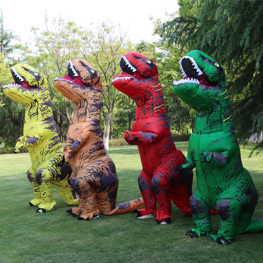 JASHKE Dinosaur Inflatable Costume T-rex Costume Adult