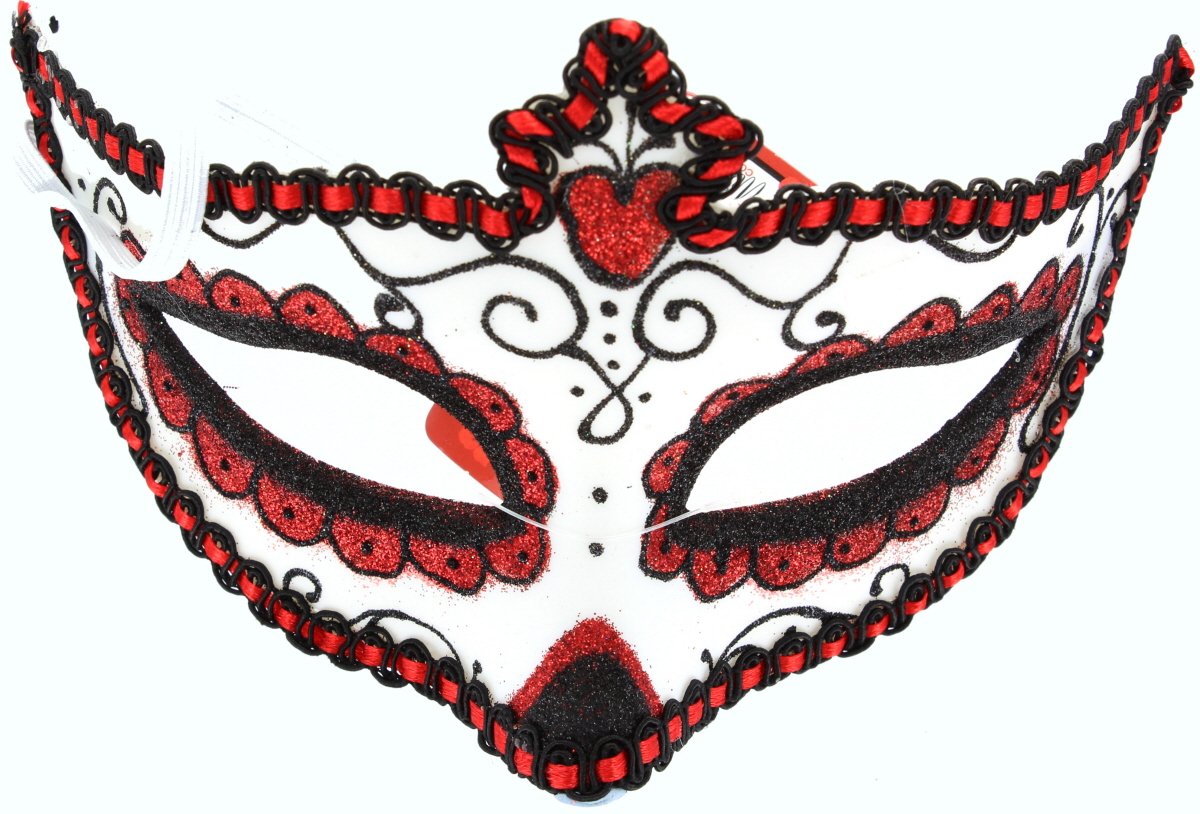 Adults Day of the Dead Mexican Eye Mask Fancy Dress Costume Accessory