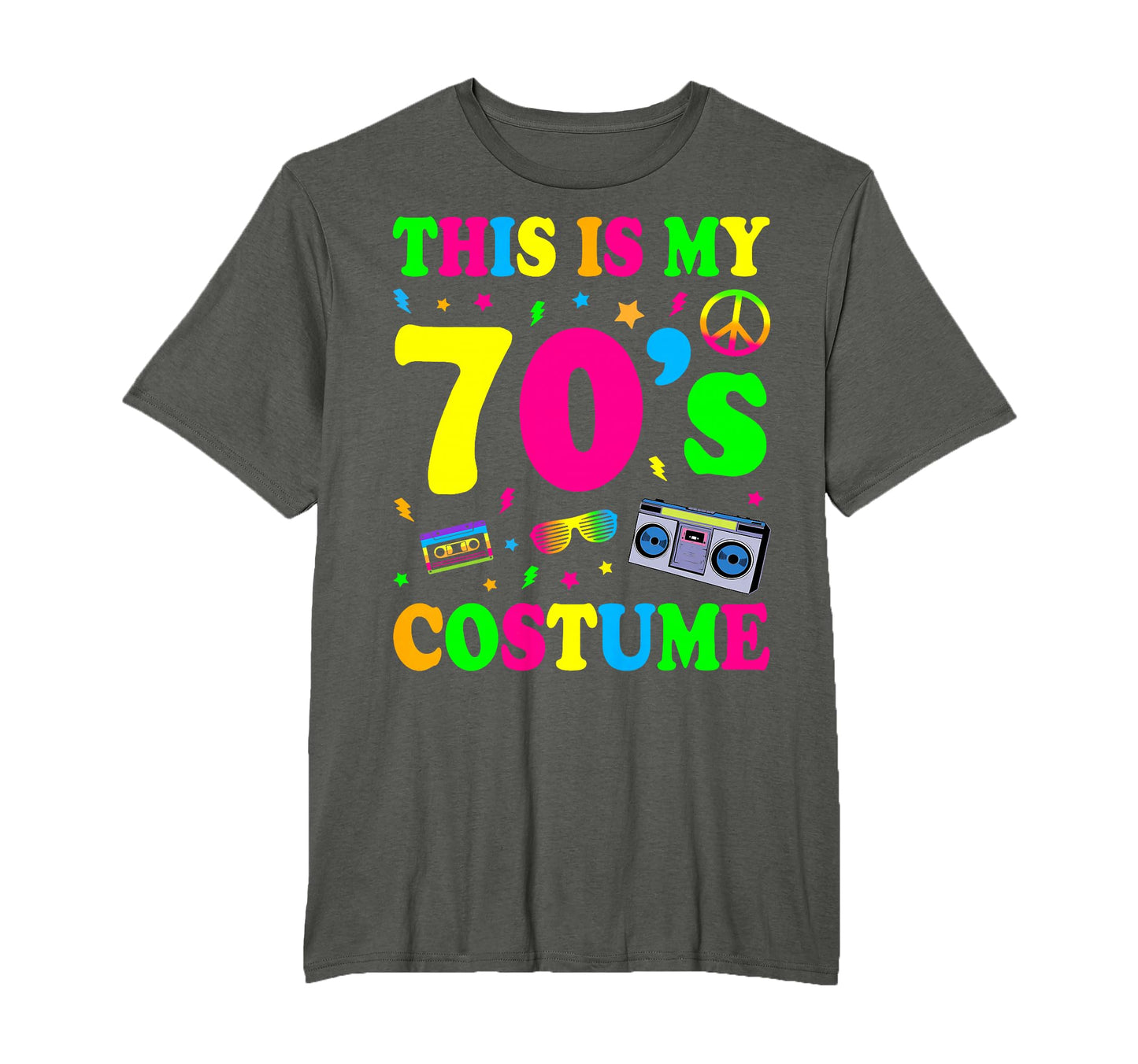 This Is My 70-s Costume T-Shirt 60's 70's Party Tee T-Shirt