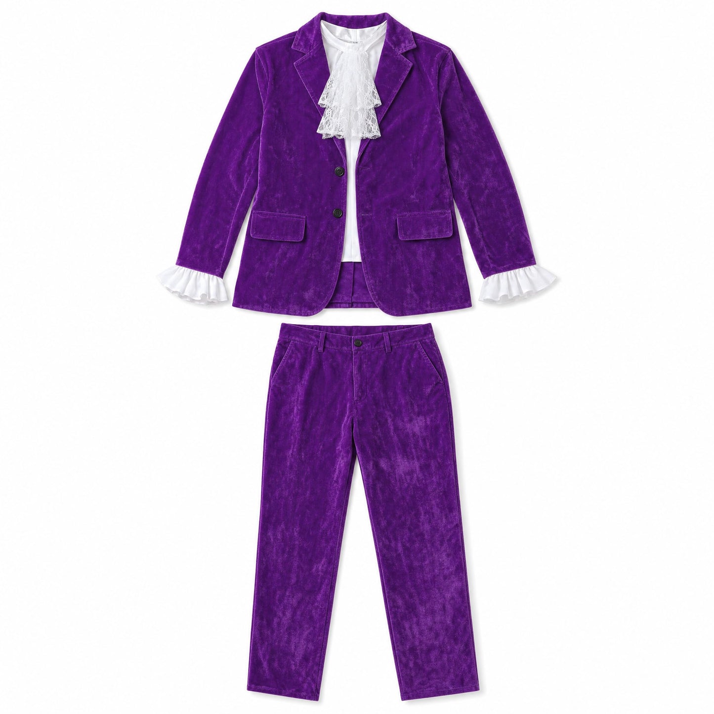 Fun Shack Groovy Costume Men, Including Wig Glasses and Suit, Spy Costumes, Mens Fancy Dress Costume Large