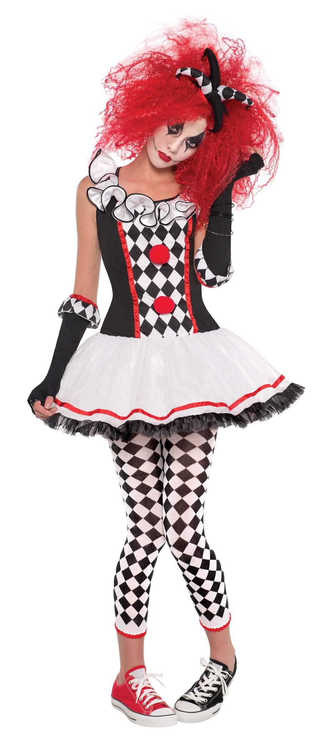 amscan 997007 Adults Harlequin Honey Halloween Fancy Dress Costume (UK Dress Size 8-10)