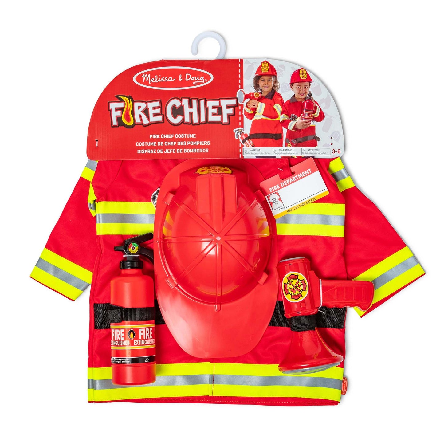 Fire Chief Role Play Costume Set: Fire Chief Role Play Costume Set