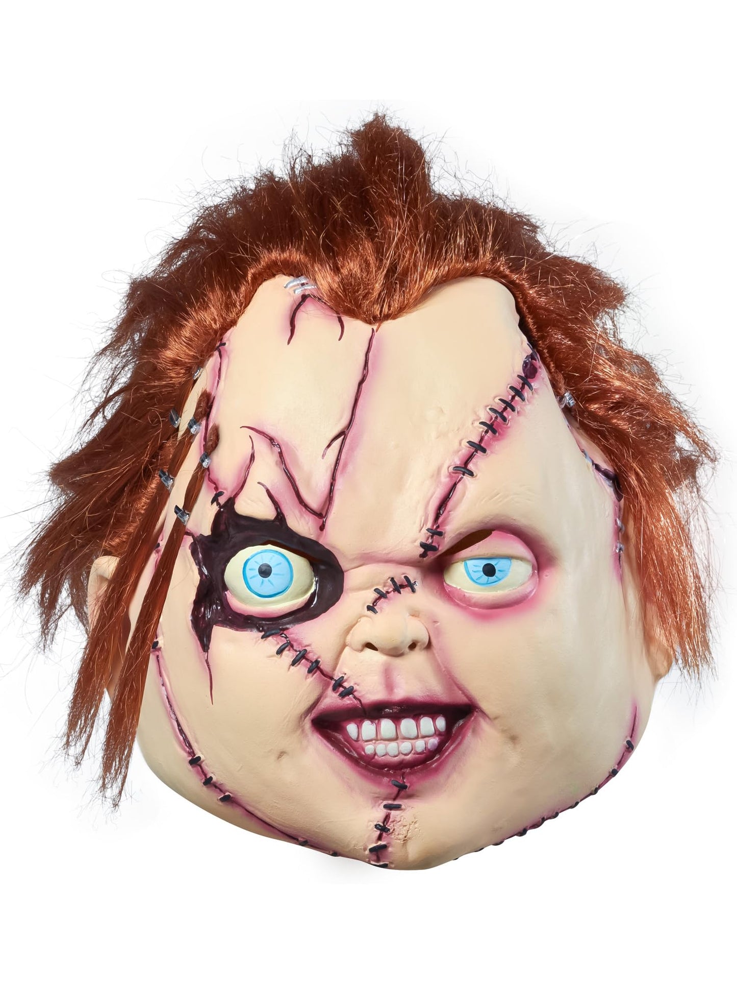 Rubies Official Chucky, Chucky Stitched Up 3-4 Mask Adult Accessory, Adult Fancy Dress, One Size Halloween