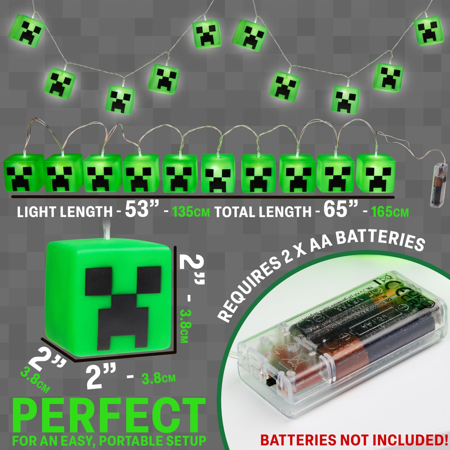 Fairy Lights Battery Operated LED String Lights Indoor Creeper Room (image 6)