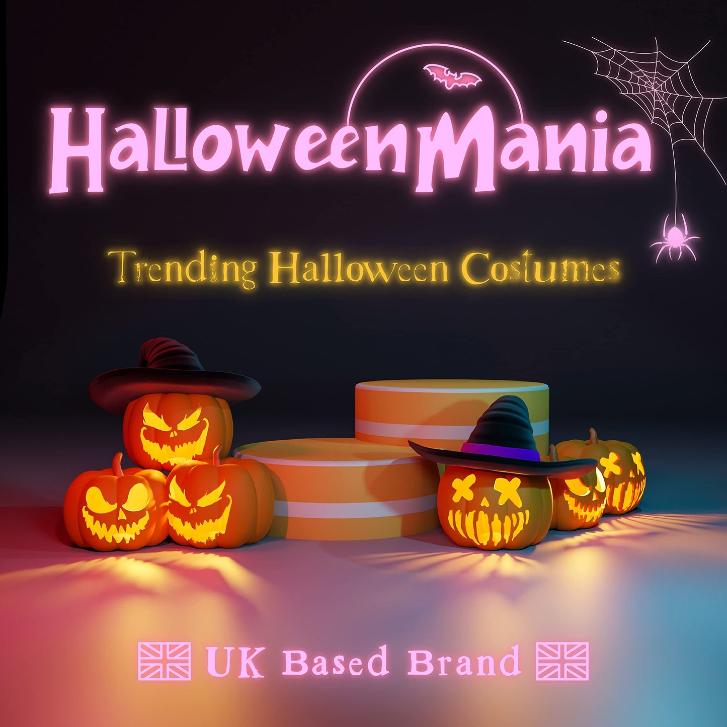 8pcs Costume - Halloween Costumes For Women - One Size Fits All Adults & Teens - 2025 Trending Costume - UK Based Brand