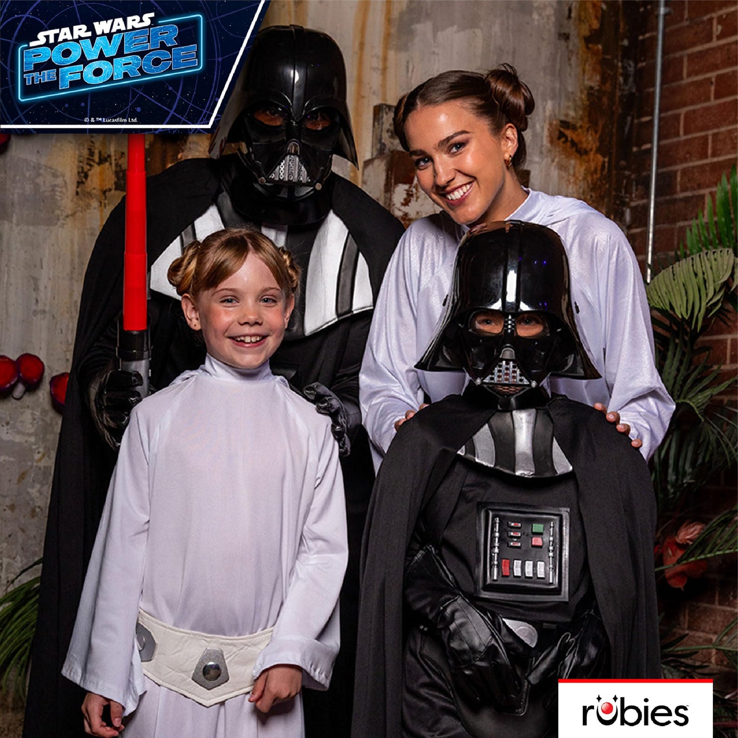 Rubies Official Disney Star Wars Deluxe Darth Vader, Children Costume - Large Halloween