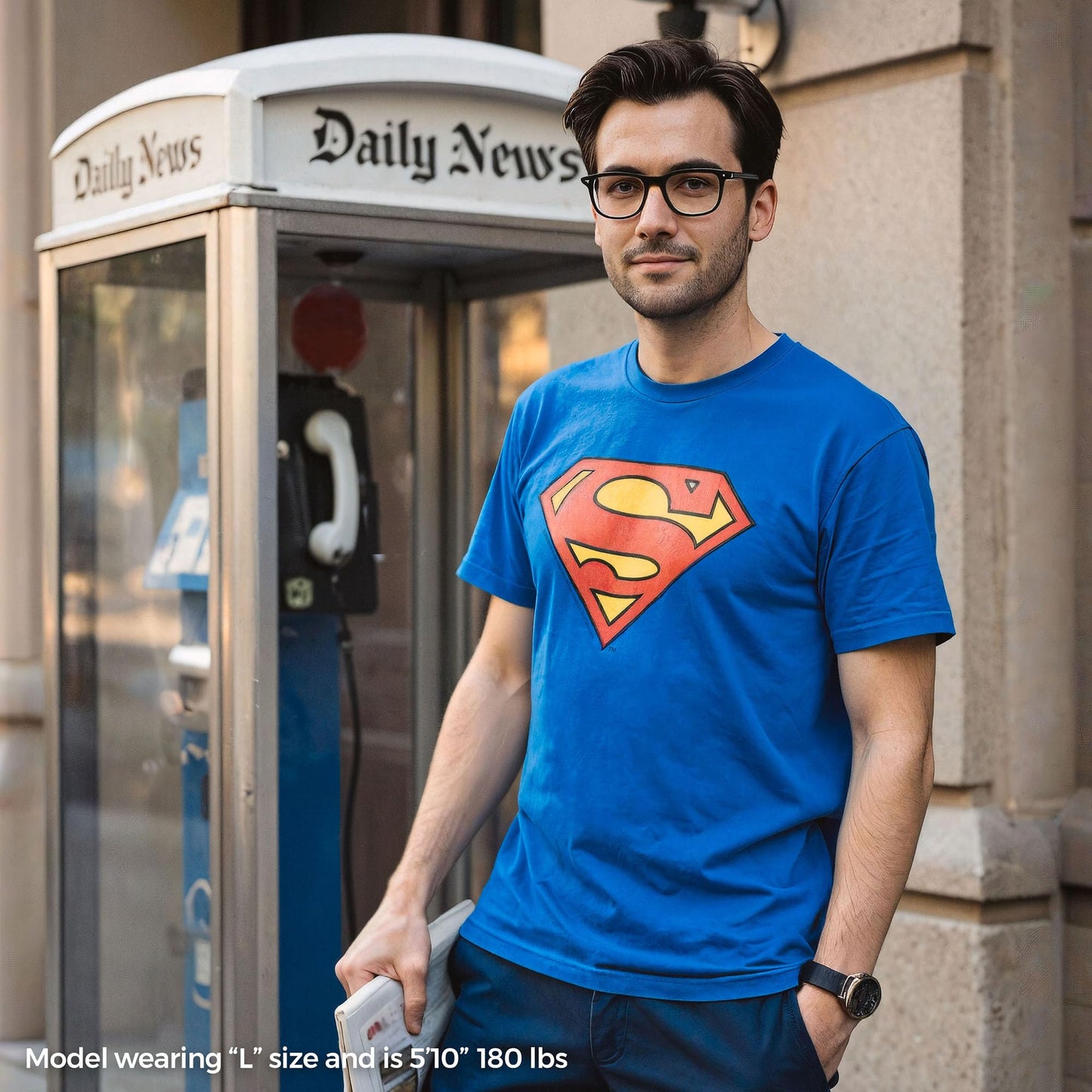 Men's Superman Classic Logo T-Shirt - Royal