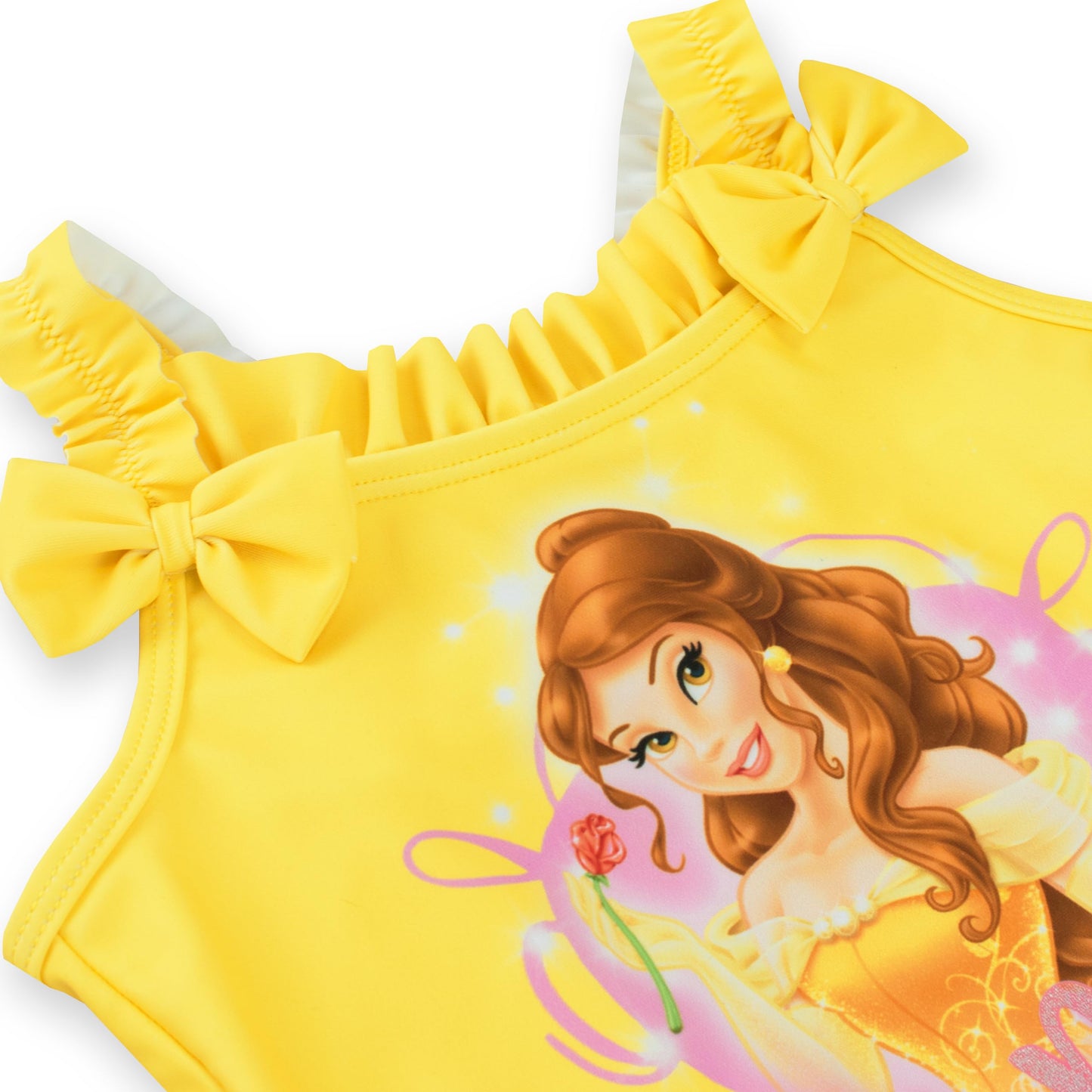 Princess Girls Beauty and the Beast Swimsuit One Piece Belle (image 9)