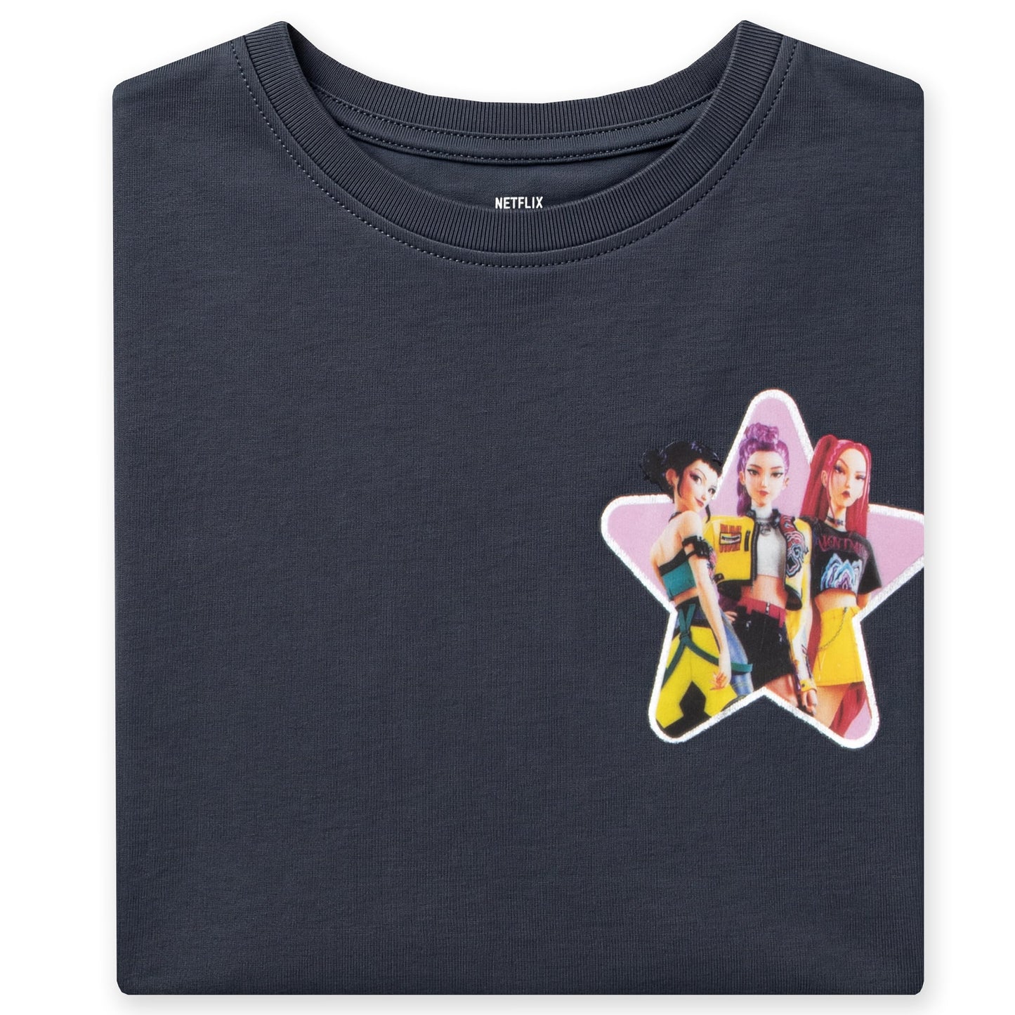 Tshirt - Huntrix Short Sleeve Girls' T-Shirts - Boxy Girls Top