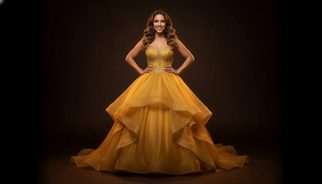 Belle golden ball gown costume ideas