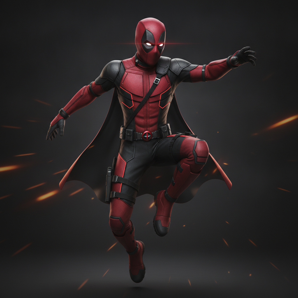 Deadpool fancy dress costume