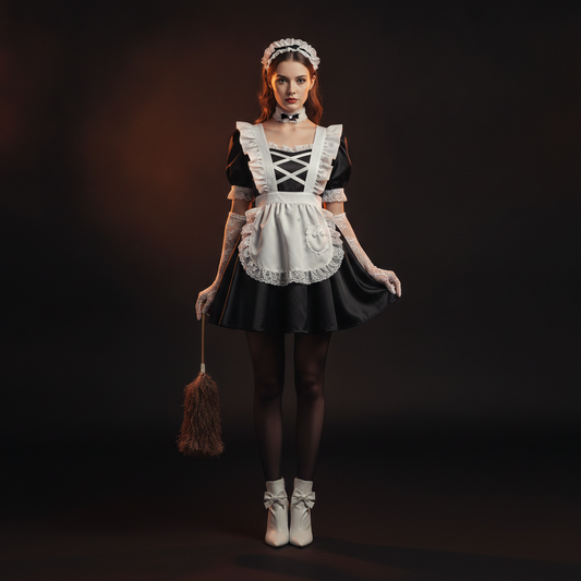 French maid fancy dress costume