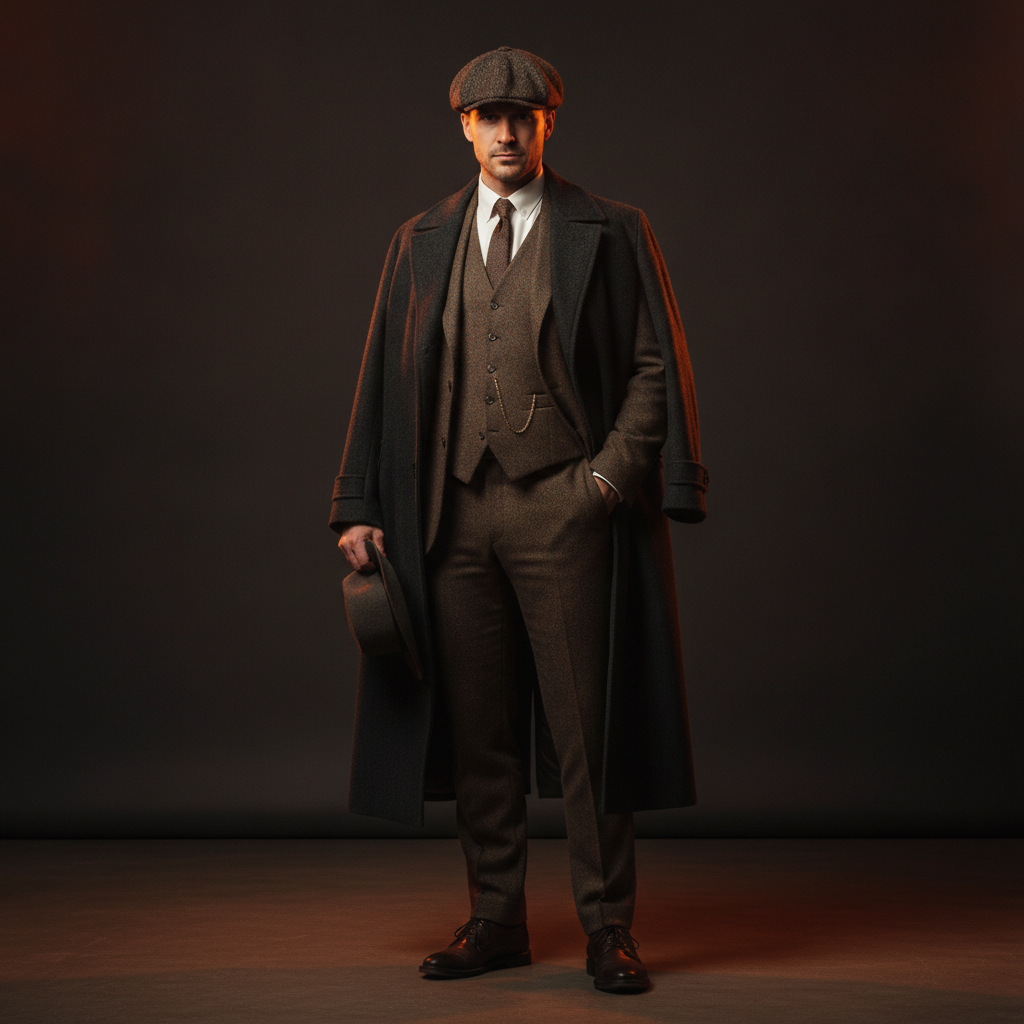 Peaky Blinders 1920s gangster fancy dress costume
