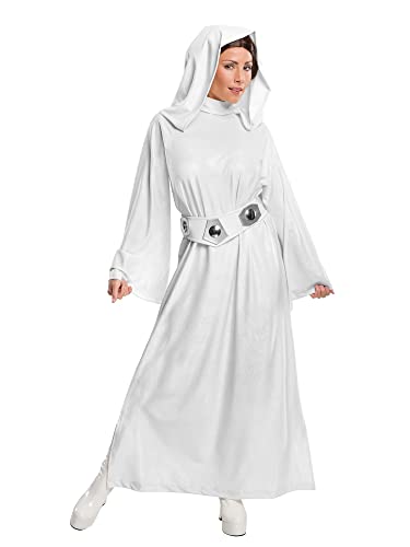 Women's Princess Leia costume from Star Wars in white, Rubies