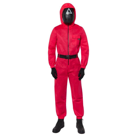 Amscan 9915292 - Unisex Adults Officially Licensed Squid Game Guard Deluxe Fancy Dress Costume Size: Large