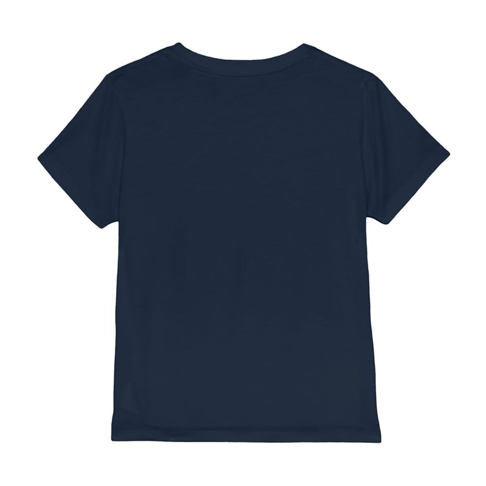 K-Pop Demon Hunters - Cute Derpy Tiger Cartoon Kids T Shirt - Navy