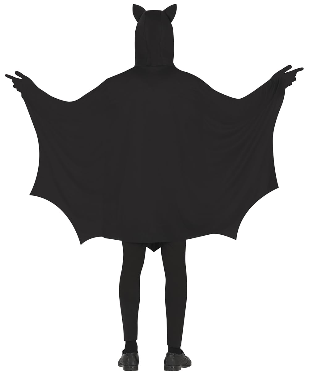 Bat Costume for Men - Black Bat Costume with Bat Ears - Hood
