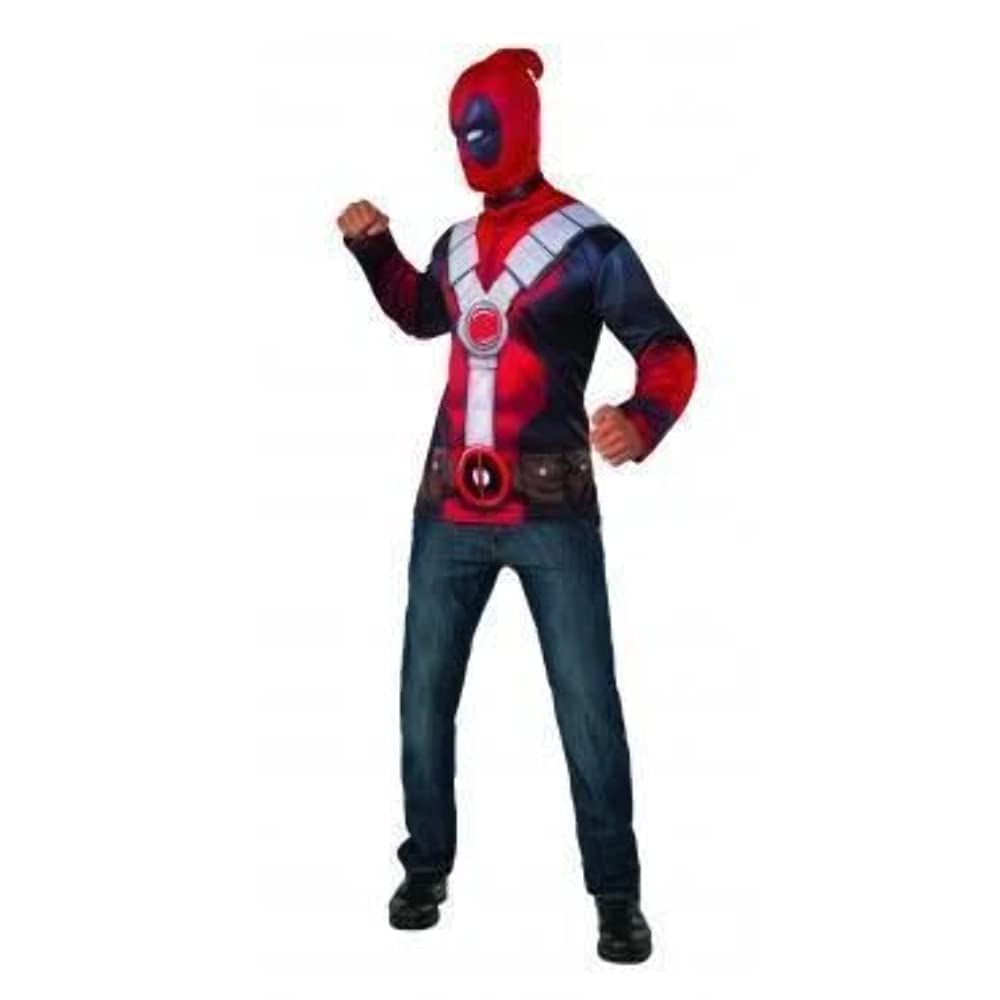Official Marvel Deadpool Top Costume - Men's - Halloween