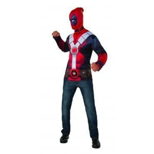 Official Marvel Deadpool Top Costume - Men's - Halloween