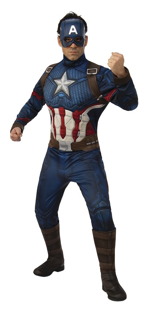 Official Avengers Endgame Captain America - Deluxe Adult Mens