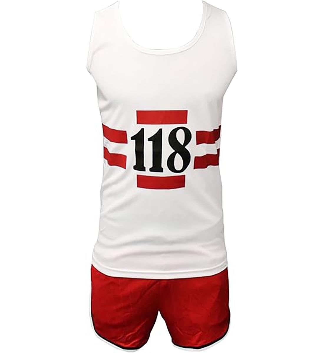 Unisex Womens 118 Set Fancy Dress Mens Costume Marathon Retro (image 4)
