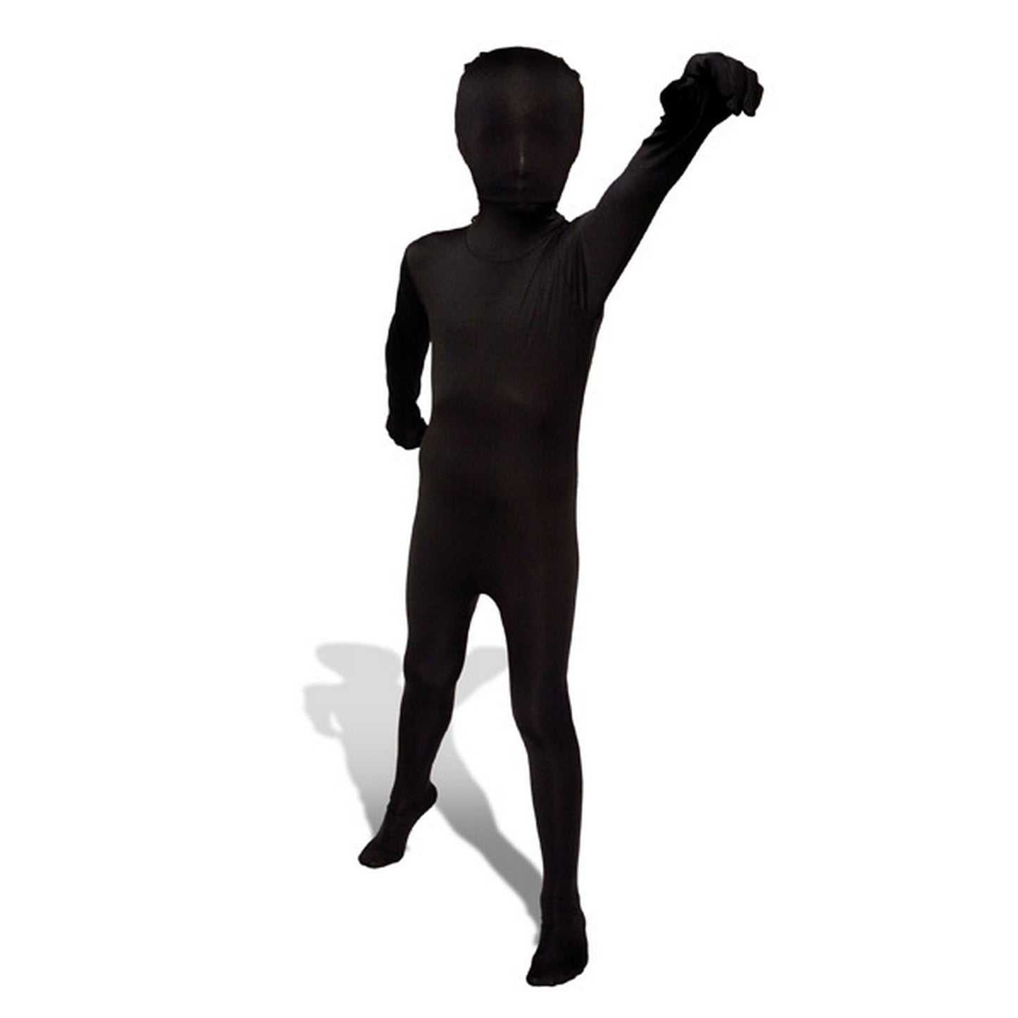 Morphsuit Kids Full Body Costume - Black, M | Original Bodysuit for Children | Super Stretch Suit Great for DIY Party Outfit | Halloween, Cosplay, Fancy Dress | For Boys & Girls