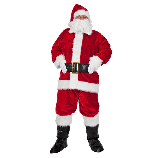 8-Piece Santa Suit Costume - Plus Size