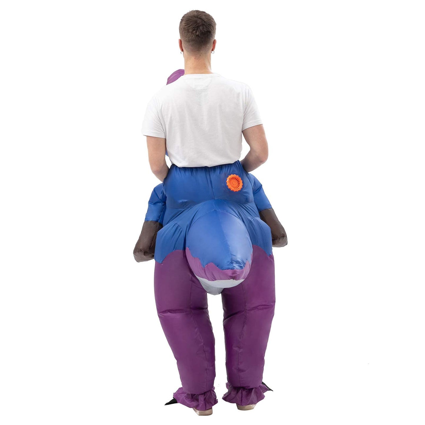 LUVSHINE Inflatable Dinosaur Costume Adult, Funny Riding T-Tex Costume for Birthday Party, Event, Outdoor