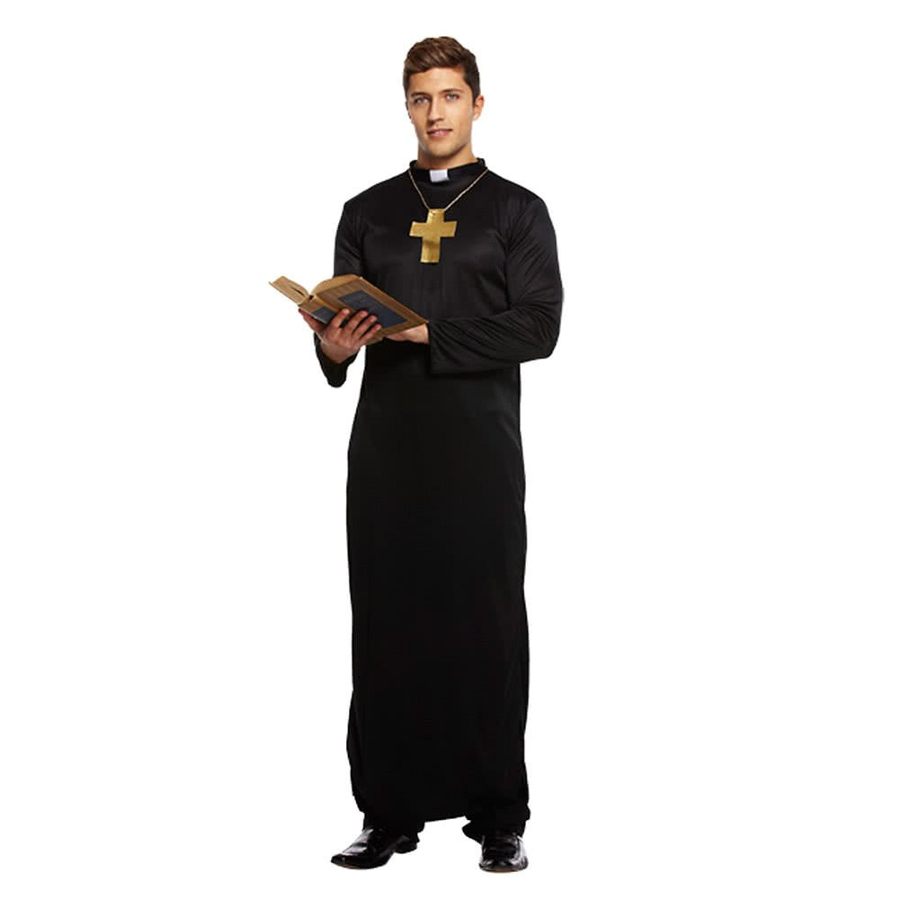 Adult Fancy Dress Priest Costume
