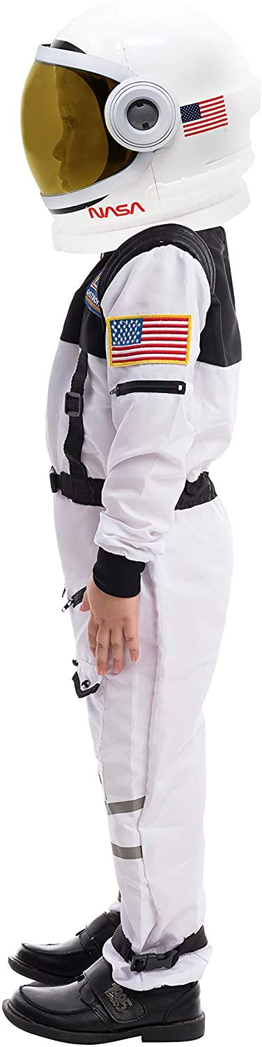 Spooktacular Creations Astronaut Costume with Helmet, Space Suit for Toddler, Kids Astronaut Halloween Costume for Cosplay