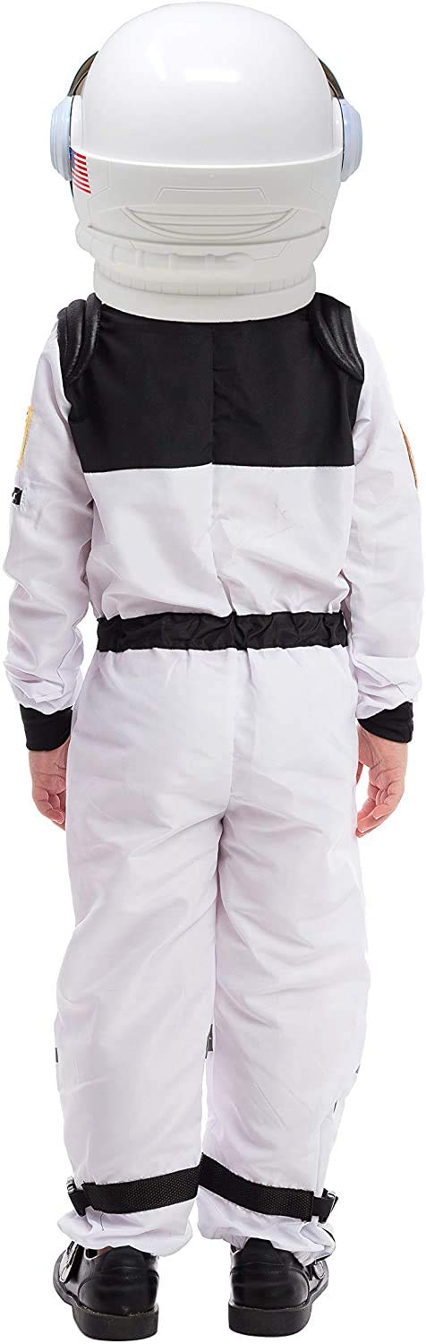 Spooktacular Creations Astronaut Costume with Helmet, Space Suit for Toddler, Kids Astronaut Halloween Costume for Cosplay