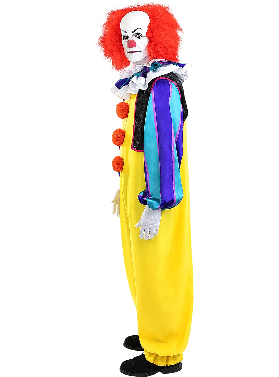 Funidelia | Pennywise Wig– IT for men and women Horror Movies, Killer clown - Accessories for adults, fancy dress costumes & props for Halloween, carnival & parties - Red
