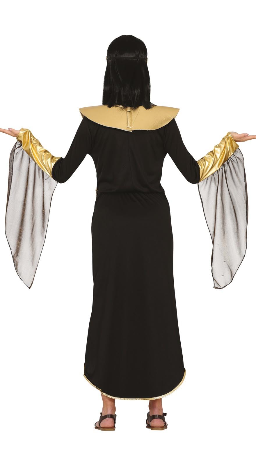 FIESTAS GUIRCA | Egyptian Teen Fancy Dress (14-16 Years) - Dress, Belt, Collar and Shawl - Cleopatra and Pharaoh Costumes for Halloween, Carnival and Egyptian Fancy Dress Parties - Ideal for Teens