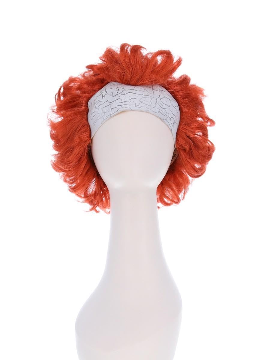 Smiffys IT Chapter Two Pennywise Wig for Adults, Latex Bald Head and Iconic Orange Wig, Officially Licensed, Ideal for Completing Matching Halloween Costume and Themed Fancy Dress