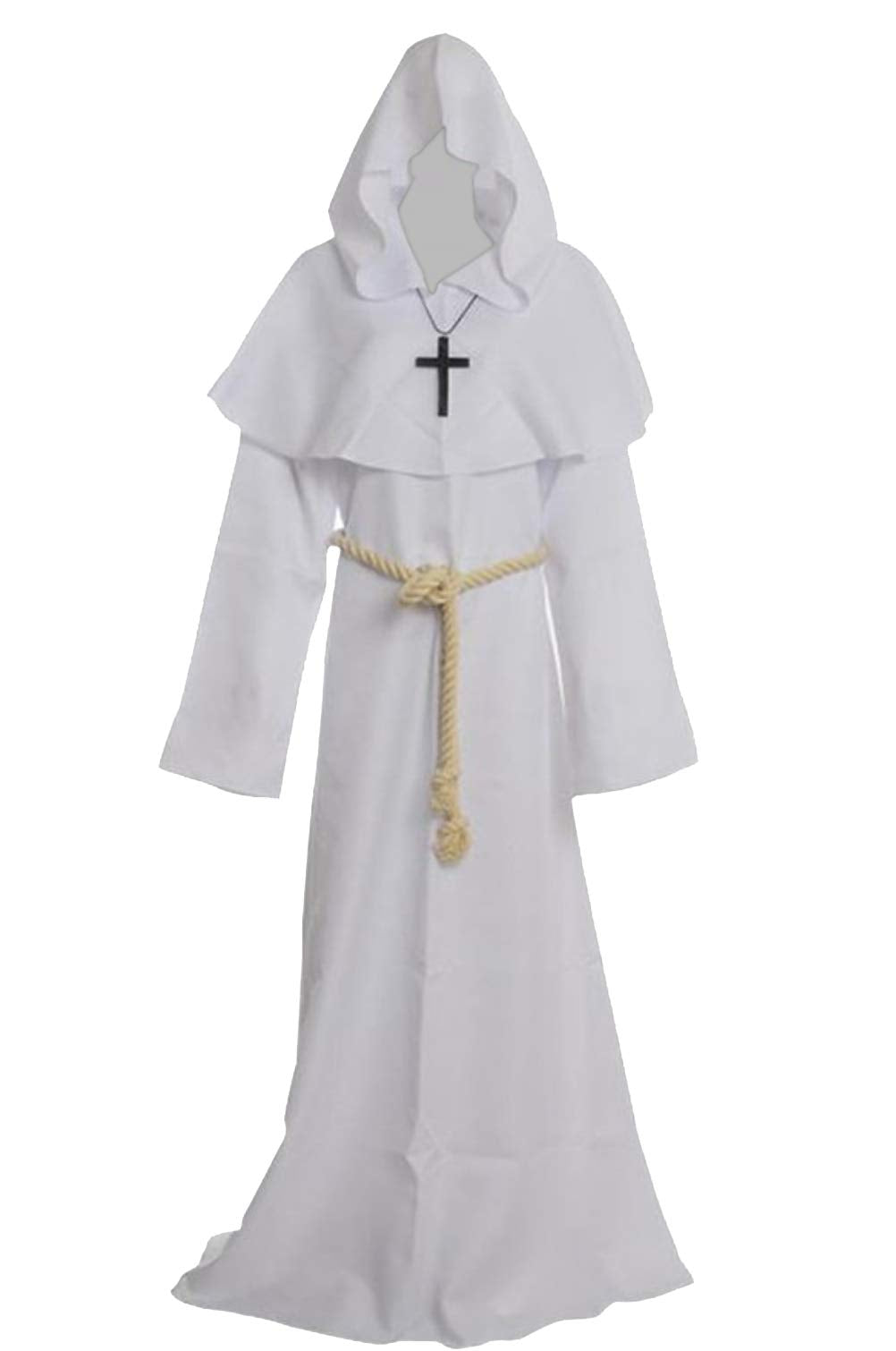 Gothden Medieval Renaissance Friar Cowl Robe Hooded Monk Robe Costume
