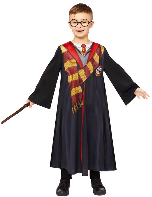 amscan 9912431 Official Licensed Warner Child Boys Harry Potter Deluxe Fancy Dress Costume Kit (10-12 years), Black