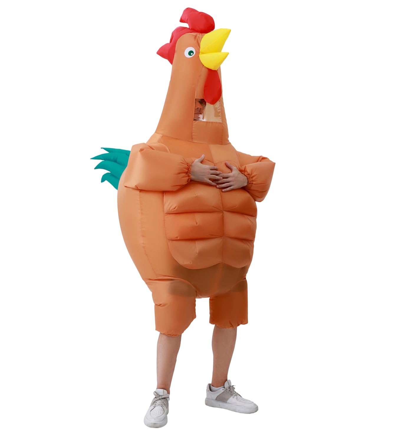 Adult Inflatable Chicken Costume Blow Up Chicken Costumes for Adult (image 9)