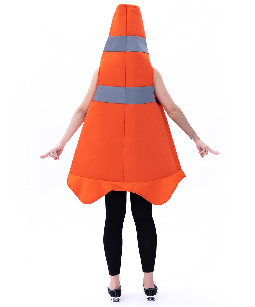 Adults Traffic Cone Costume for Women and Men - Funny Construction (image 5)