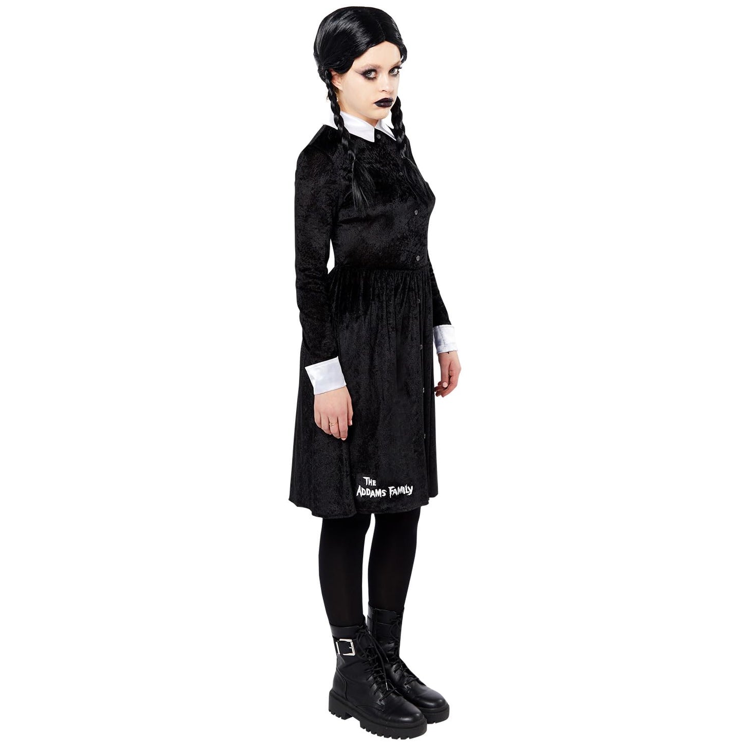 Amscan 9917664 - Women's Officially Licensed Wednesday Addams Halloween Costume Size: 6-8