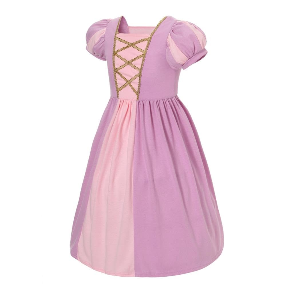 Lito Angels Girls Princess Costume, Purple, Age 4-5 Years