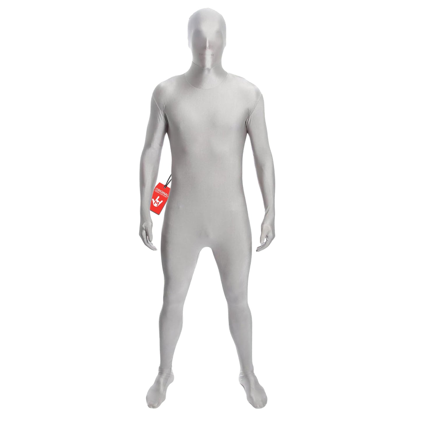 Morphsuit Full Body Costume - Silver - L - Original Bodysuit