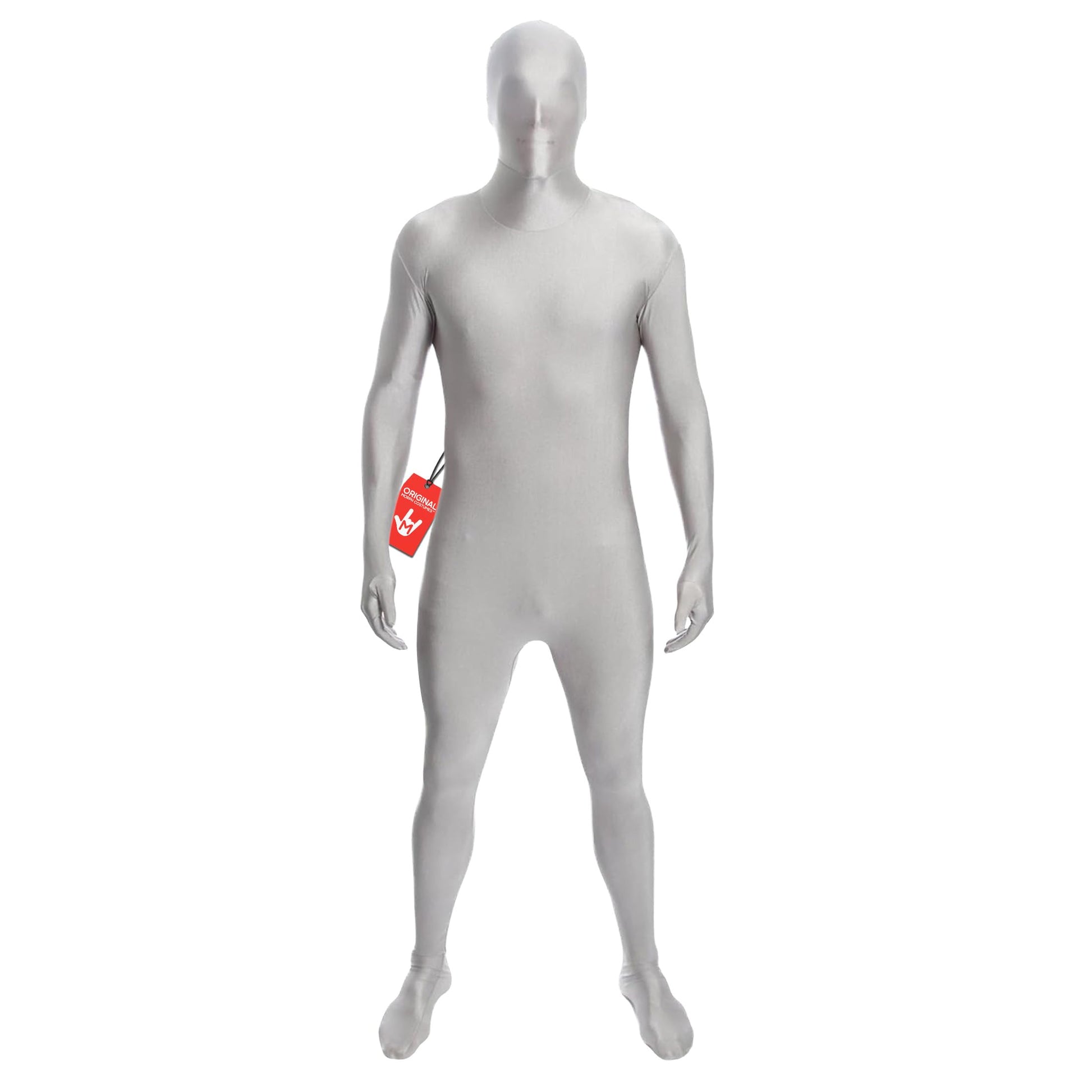 Morphsuit Full Body Costume - Silver - L - Original Bodysuit