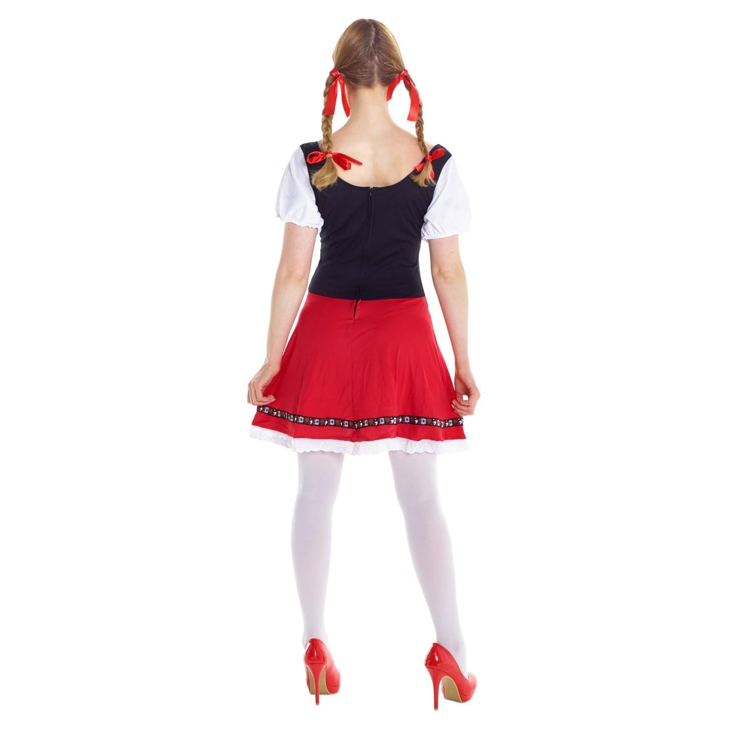 Morph Oktoberfest Costume Women Dirndl Dress Bavarian Beer Maid Outfit Traditional German Dress for Festivals, X-Large