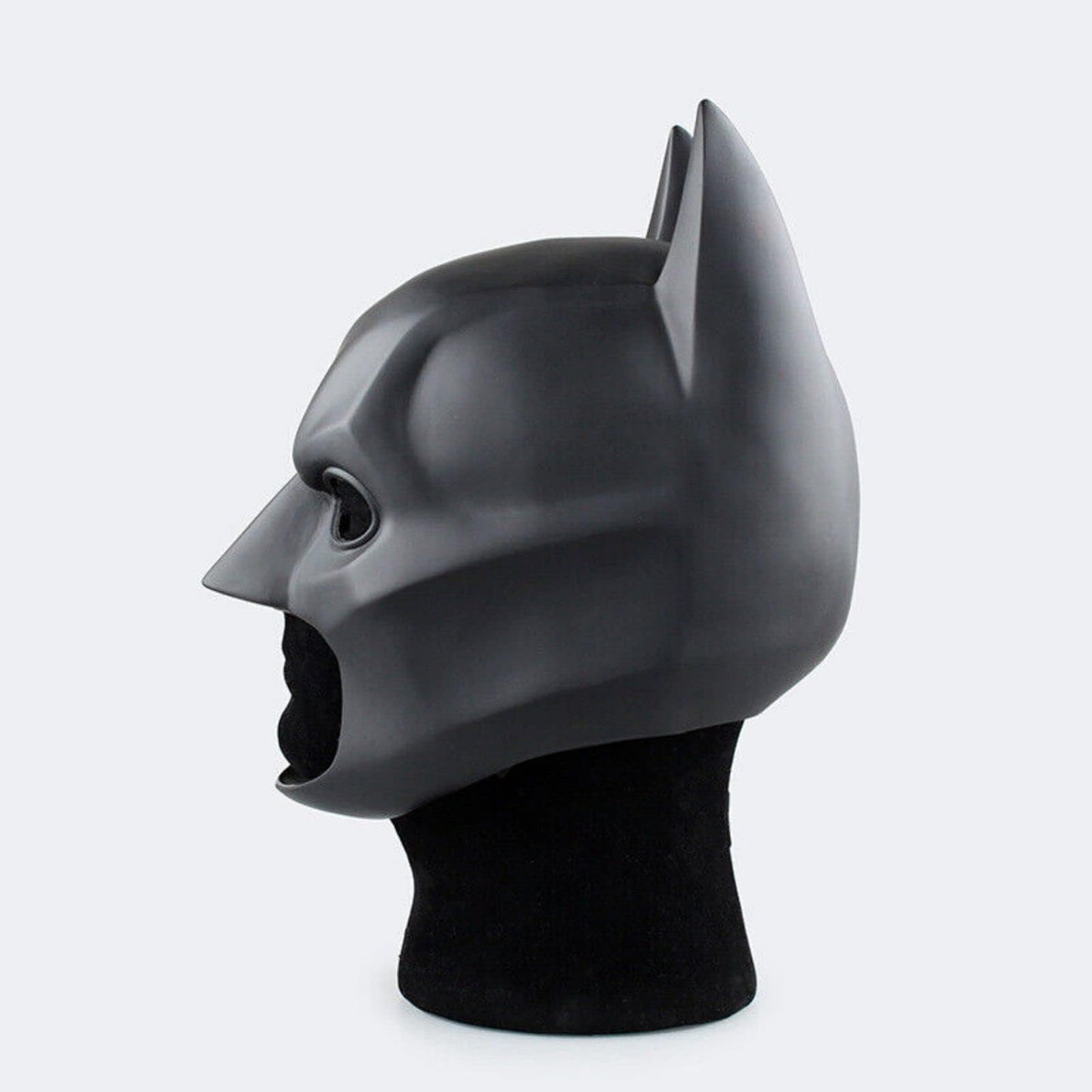 SINSEN Adult Bat Mask for Men Superheroe Bruce Wayne Full Mask Knight Cosplay Costume Prop for Halloween Party Dark (B)
