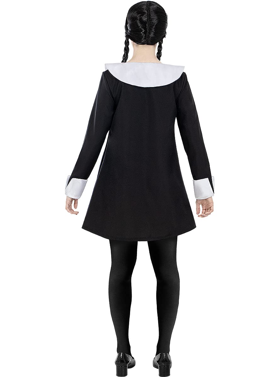 Funidelia | Wednesday Addams Costume The Addams Family for woman Costume for adults accessory fancy dress & props for Halloween, carnival & parties - Size S - Black