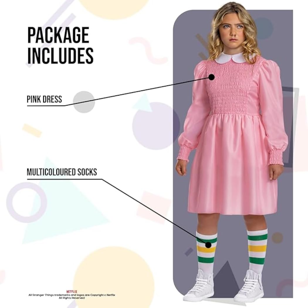 Disguise -eu-6 Eleven Pink Dress Tween Classic (EU) Costume (image 2)