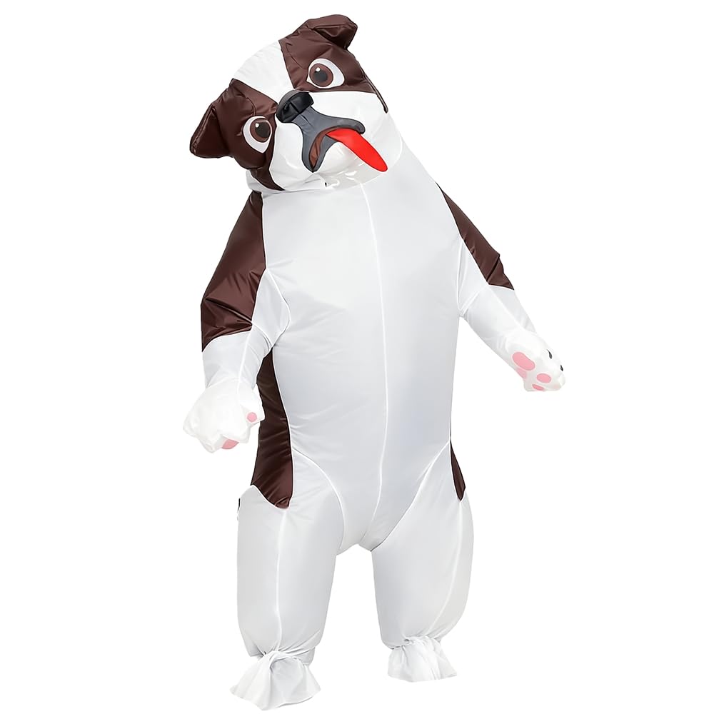 Inflatable Dog Costume for Adult Funny Blow Up Costumes Party